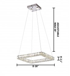  Indoor LED Single Pendant Lighting (KD11-3) - Bethel International