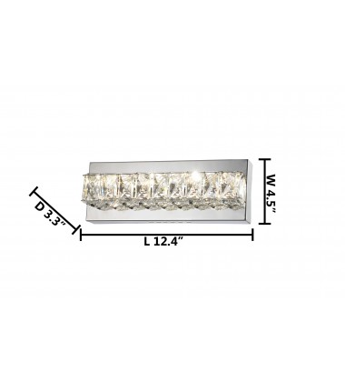  Cleary Crystal LED Wall Sconce (KD19) - Bethel International