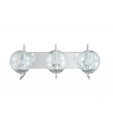 Chrome Frame Wall Sconce (KJ01CH) - Bethel International