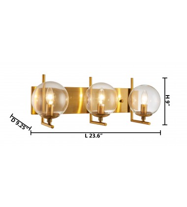  Wall Sconce (KJ01W23BR) - Bethel International