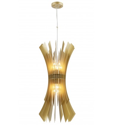 Gold Iron Frame Ceiling Fixture (KJ05C16G) - Bethel International Gold Iron Frame Ceiling Fixture (KJ05C16G) - Bethel International