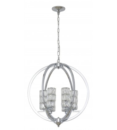  Chrome Finish Chandelier (LA14) - Bethel International