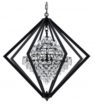  Chandelier (LA15C28BLK) - Bethel International
