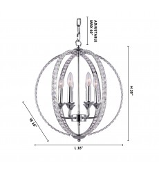  Clear Crystal  chandelier (LA16) - Bethel International