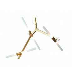  Brass Frame Ceiling Fixture (MA20) - Bethel International