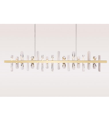Gold LED Chandelier (MAT01C47G) - Bethel International Gold LED Chandelier (MAT01C47G) - Bethel International