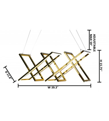  Gold Finish LED Lighting (ML03) - Bethel International