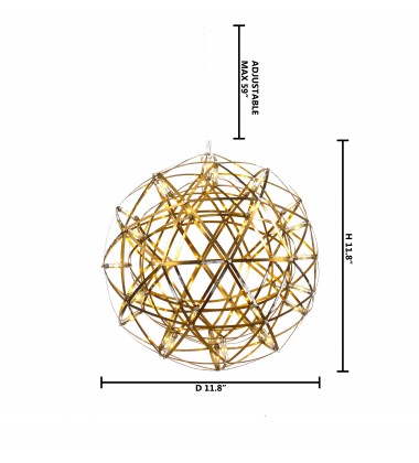  Gold frame LED Lighting (MN36GD) - Bethel International
