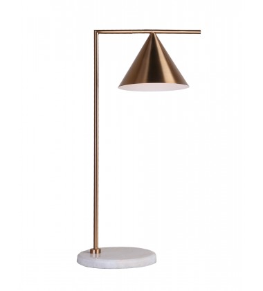 White Marble Base  Table Lamp (MTL21PQ-GD) - Bethel International
