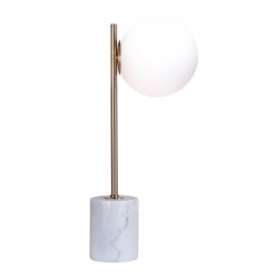  White Marble Base  Table Lamp (MTL24PQ-GD) - Bethel International