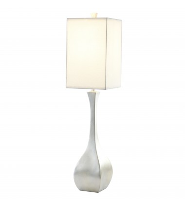  Silver Finish Table Lamp (MTL43PQ-SL) - Bethel International