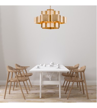  Gold Finish Ceiling Fixture (MU03) - Bethel International