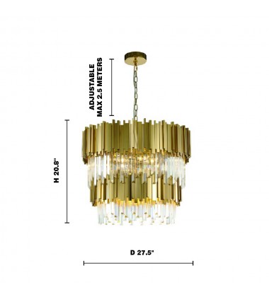  Two Tiers Chandelier (MU10-3) - Bethel International