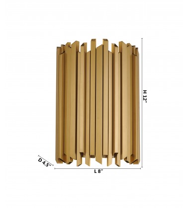  Wall Sconce (MU102W12G) - Bethel International