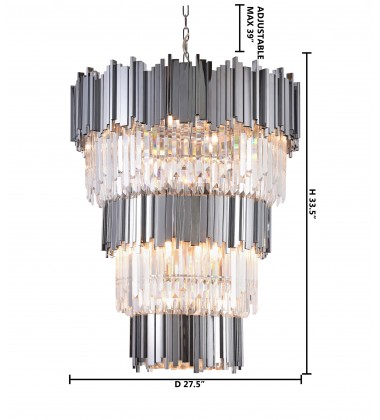  Two Tiers Chandelier (MU10CH) - Bethel International