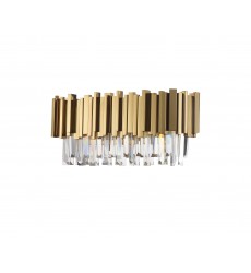  Clear Crystal  Wall Sconce (MU11B-18G) - Bethel International