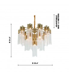 Three Tiers Chandelier (MU21) - Bethel International