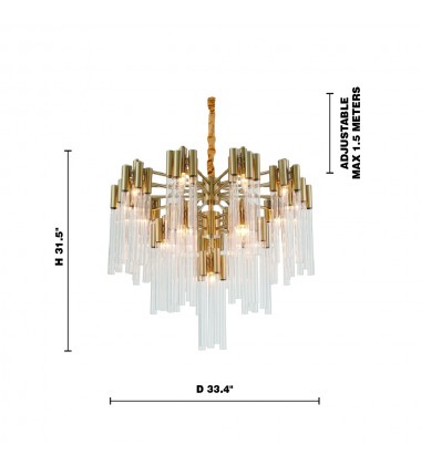  Three Tiers Chandelier (MU21) - Bethel International