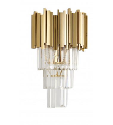  Gold rod frame Wall Sconce (MU24) - Bethel International