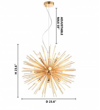  Aluminum Ceiling Fixture (MU32) - Bethel International