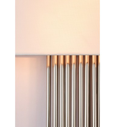  Shiny Nickel Wall Sconce (MU37SHN) - Bethel International