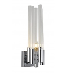  Clear Glass Wall Sconce (MU54SHN) - Bethel International