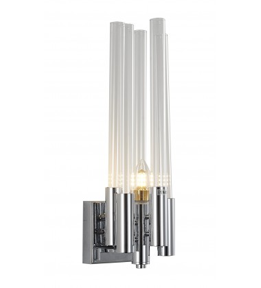  Clear Glass Wall Sconce (MU54SHN) - Bethel International