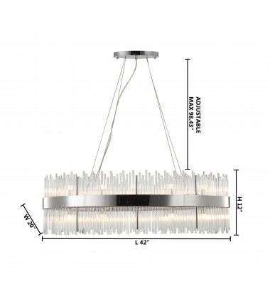  Chandelier (MU57C42CH) - Bethel International