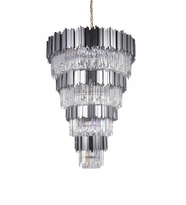  Shiny Nickel Finish Chandelier (MU66SHN) - Bethel International