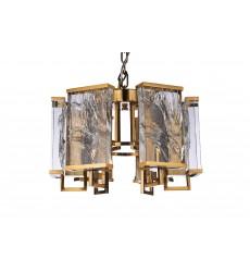  Brass Finish Chandelier (MU74) - Bethel International