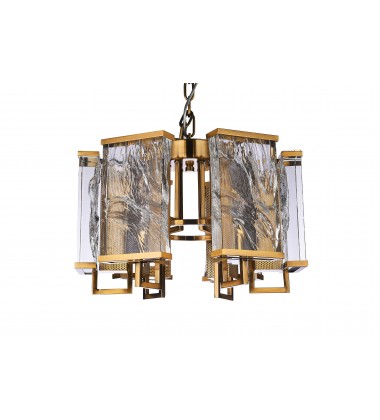  Brass Finish Chandelier (MU74) - Bethel International