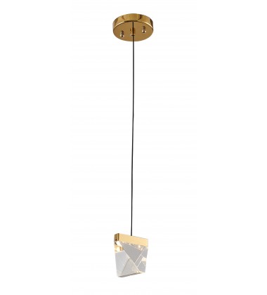  LED Single Pendant Lighting (MU83P4BR) - Bethel International