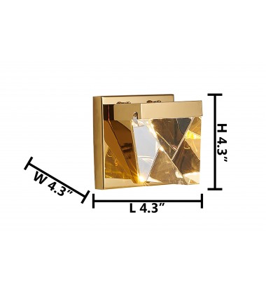  LED Wall Sconce (MU85W4BR) - Bethel International