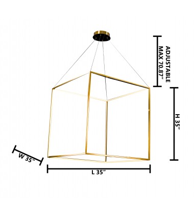  Gold Finish LED Lighting (NL42) - Bethel International