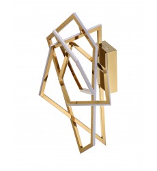  Stainless Steel Frame Wall Sconce (NL44G-W) - Bethel International