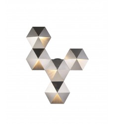  Satin Nickel Finish LED Wall Sconce (NL50SN) - Bethel International