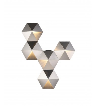  Satin Nickel Finish LED Wall Sconce (NL50SN) - Bethel International