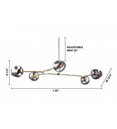 Indoor Ceiling Fixture (SH02SMK) - Bethel International