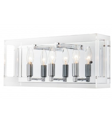  Chrome Finish Wall Sconce (TD16CH) - Bethel International