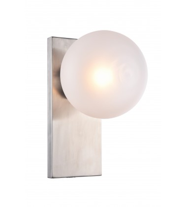  Shiny Nickel Wall Sconce (TM17SHN) - Bethel International