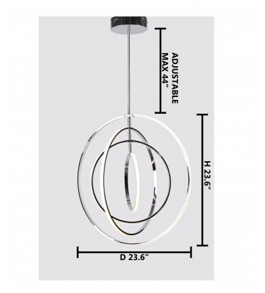  Chrome Ring ORB  LED Lighting (TR20) - Bethel International