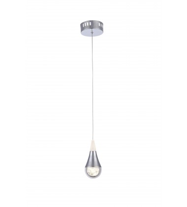 Glass Shade And Clear Crystal LED Single Pendant Lighting (TR33) - Bethel International Glass Shade And Clear Crystal LED Single Pendant Lighting (TR33) - Bethel International