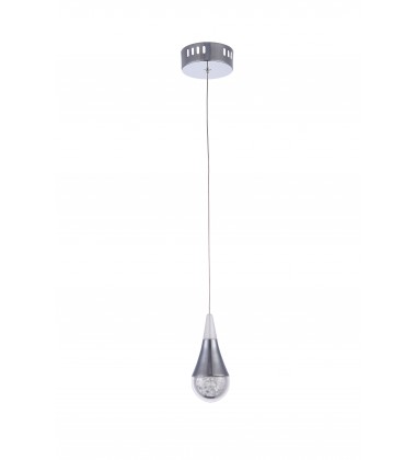 Glass Shade And Clear Crystal LED Single Pendant Lighting (TR33) - Bethel International Glass Shade And Clear Crystal LED Single Pendant Lighting (TR33) - Bethel International