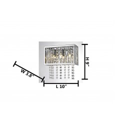 Laser Cut Rod Wall Sconce (YS579-3W) - Bethel International Laser Cut Rod Wall Sconce (YS579-3W) - Bethel International
