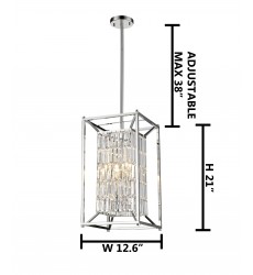  Chrome Finish Ceiling Fixture (YS6222-4PB) - Bethel International