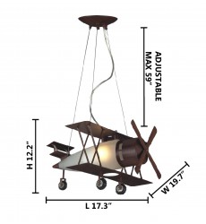  Brown Finish Childrens Lighting (ZA03) - Bethel International