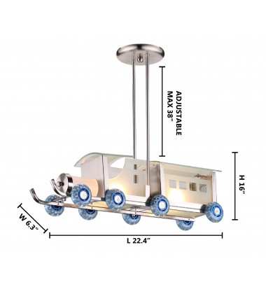  Chrome Frame Childrens Lighting (ZA32) - Bethel International
