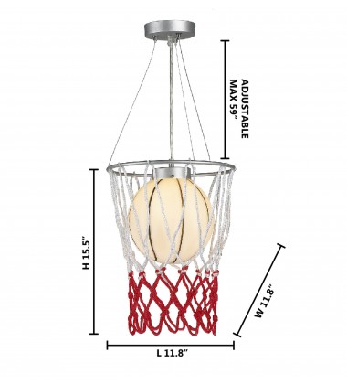  Chrome Frame Childrens Lighting (ZA33) - Bethel International