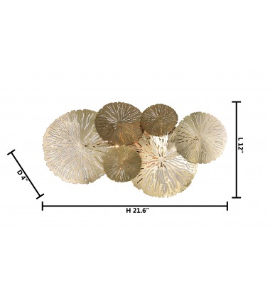 Gold Finish Wall Sconce (ZL20) - Bethel International Gold Finish Wall Sconce (ZL20) - Bethel International