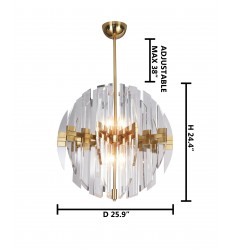  Copper Ceiling Fixture (ZL28C25CO) - Bethel International